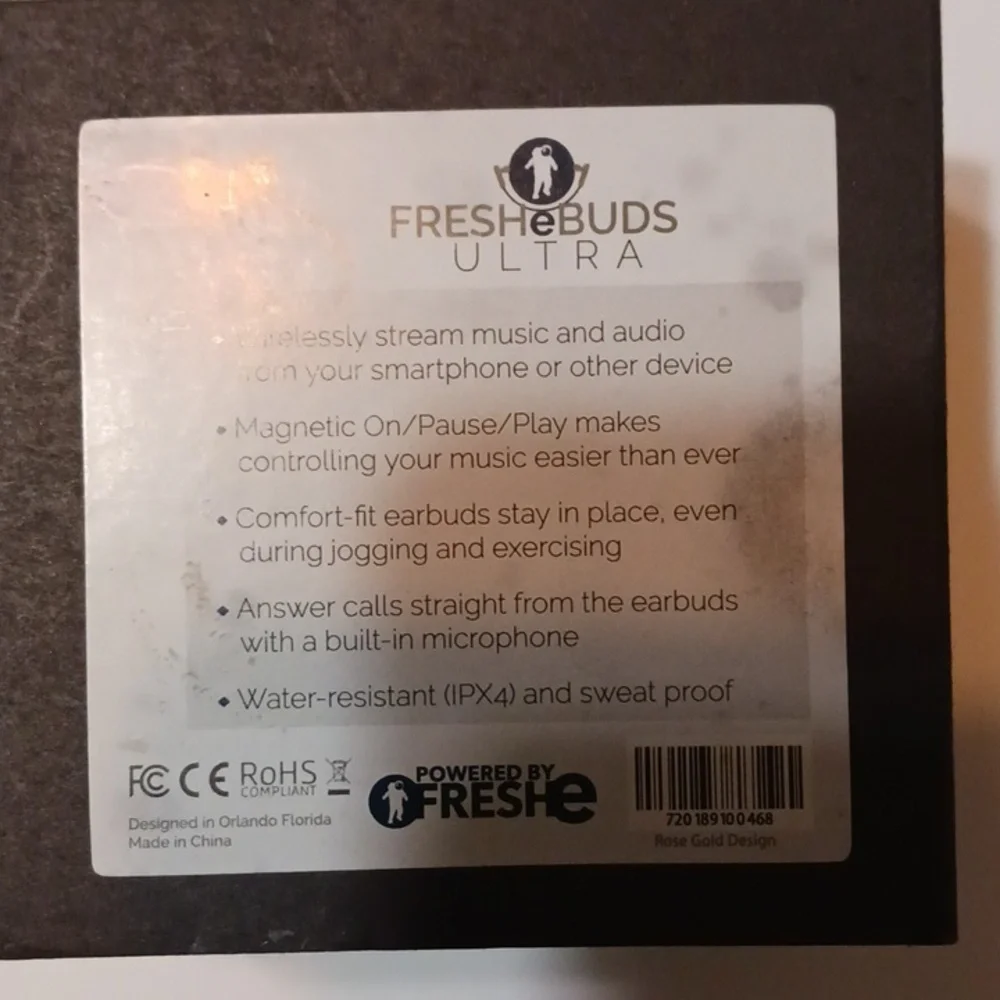 COPY - FRESHeBUDS Ultra - Wireless Bluetooth Headphones (Pink) Brand New